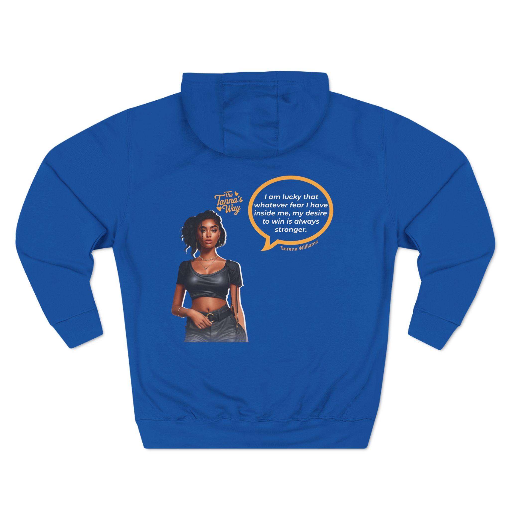 Serena Williams | Three-Panel Fleece Hoodie